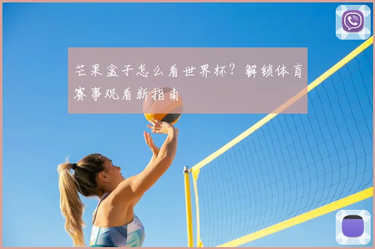 芒果盒子怎么看世界杯？解锁体育赛事观看新指南